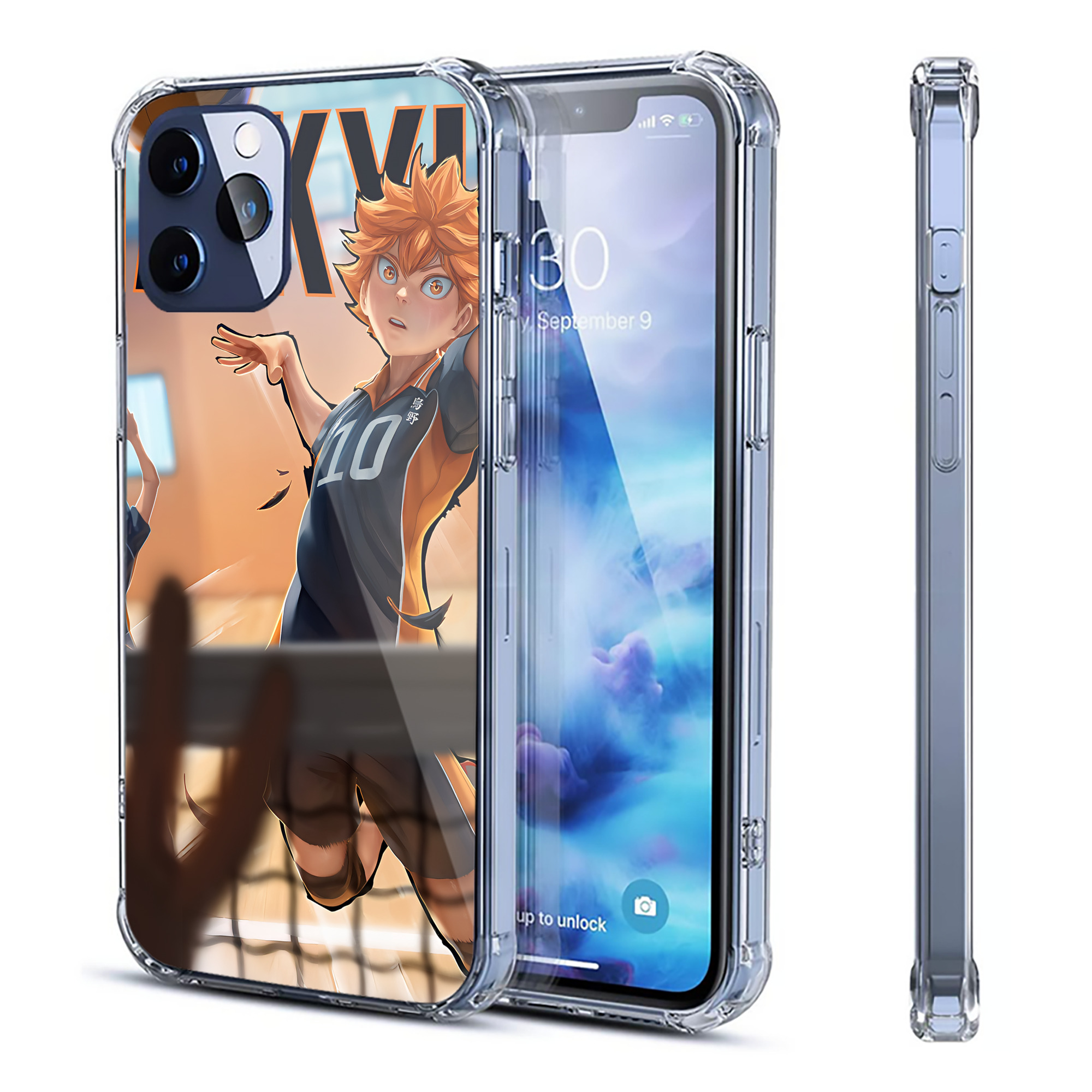 （画像用） ハイキュー!! Haikyu!! 【iPhone 12シリーズ対応】透明スマホケース（クリアソフトケース）